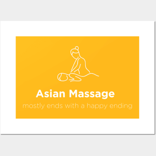 Asian Massage Posters and Art